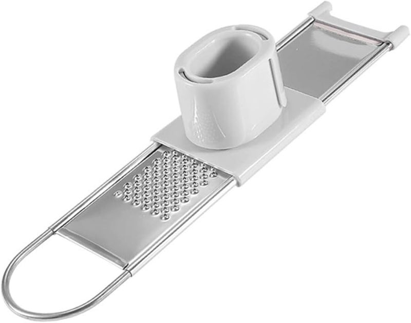 Mobestech Manual Garlic Grinder Stainless Steel Cheese Grater Vegetable Slicer - Image 2